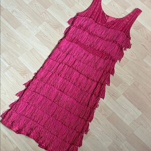 Vintage 1920s Fringe Dress